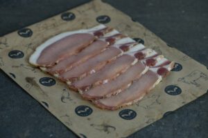 Free Range, Home Cured Smoked Back Bacon