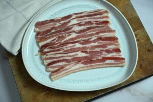 Free Range, Home Cured Smoked Streaky Bacon